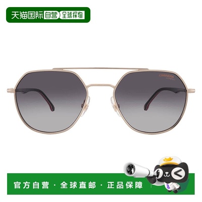 自营Carrera Grey Shaded Hexagonal Unisex Sunglasses CARRERA