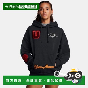 韩国直邮UNDER ARMOUR 连帽衫 DQC 1389150-001 女式 UA Icon 加
