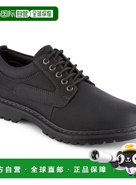 自营Dockers男式衣柜皮革坚固休闲牛津鞋，带防污卫士-黑色 美国