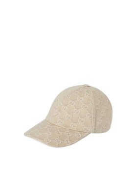 GUCCI 女士帽子 8362243HBDF9577 AW2025 花色 GG 牛仔棒球帽