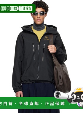 1h可退 香港直邮arc'teryx 始祖鸟 男士 黑色 Alpha SV 夹克 X000