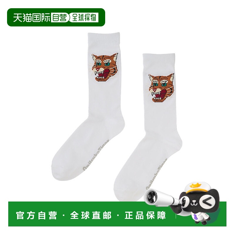 日本直邮Onitsuka Tiger MIDDLE SOCKS 中筒袜袜子3183A947_100
