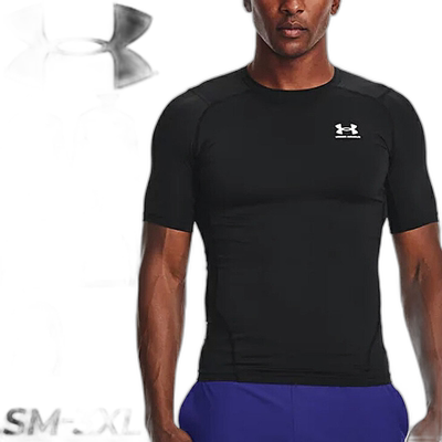 日本直邮 UNDER ARMOUR 热装备/运动服训练健身房跑步健身男士上/