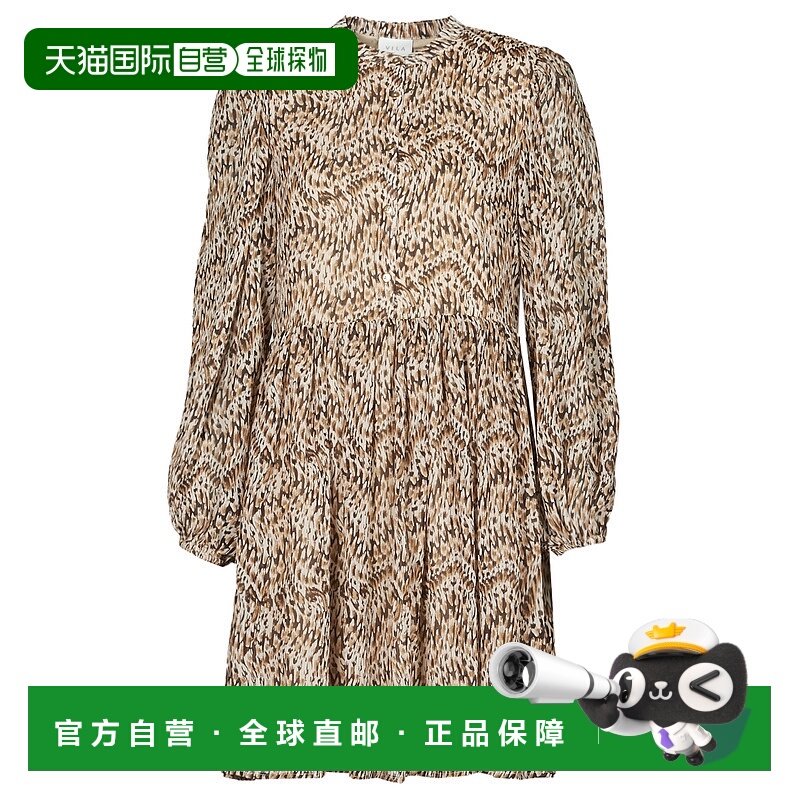 欧洲直邮Vila  VISUNARA 女装短款连衣裙 14060365-HUMUS