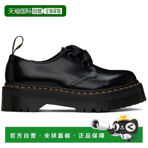 1h可退 香港直邮潮奢 Dr. Martens 马丁大夫 女士 黑色 Holly Lea