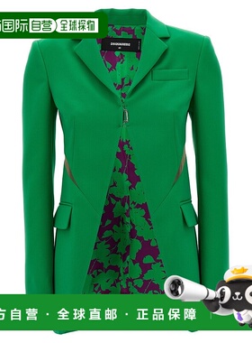 1小时内可退 香港直邮Dsquared2 二次方 女士 翻领外套 S72BN0664