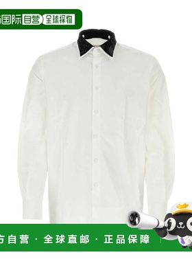 香港直邮PRADA 男士衬衫 UCN537SOOO10IVF0964-0 SS2024 白色