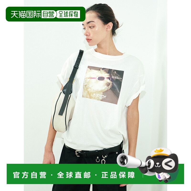 韩国直邮OUI MAIS NON 女士女装T恤2024SS2NDOMNTOP6 Puppy T-shir