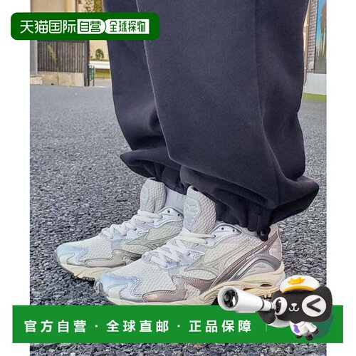 日本直邮MIZUNO 运动鞋 WAVE RIDER 10 D1GA243104 白银色