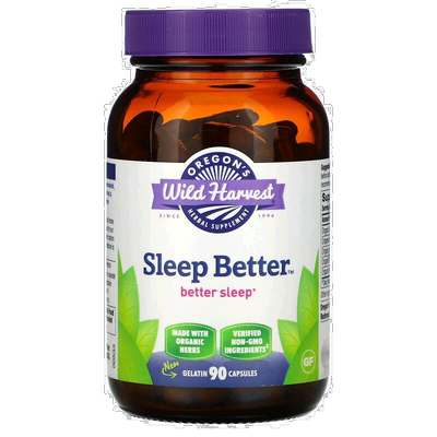 香港直邮Oregons Wild Harvest,睡眠支持，90 粒全素胶囊活力