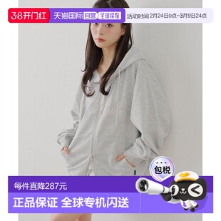 1h可退 日本直邮Chico 女装 宽松花型连帽外套 刺绣设计 CHZ10526