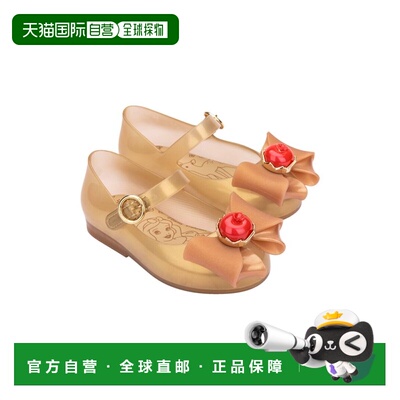 自营Mini Melissa Sweet Love + Snow White Baby Ballerina Flat