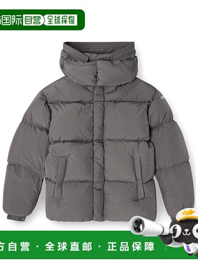 香港直邮DIESEL 男士外套 A106010AEAI9AW AW2025 灰色 长袖羽绒