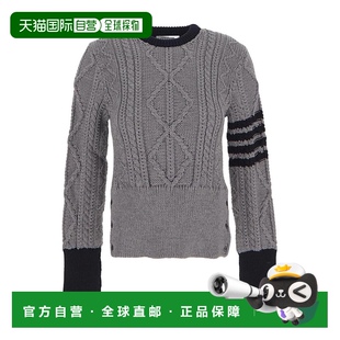 香港直邮thom T恤针织长袖 browne 上装 条纹毛衣 女士 1h可退