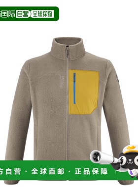 自营欧洲直邮Millet觅乐 CIMAÏ SHERPA男士抓绒衣 米色