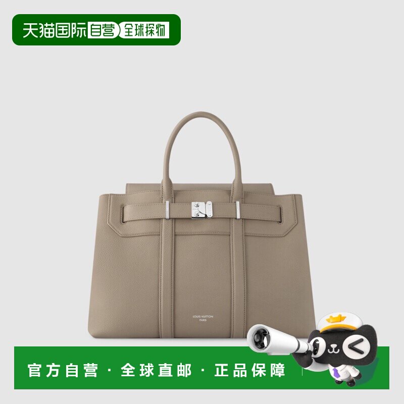 自营1h可退 欧洲直邮LV/路易威登 男士灰色小牛皮手提包新款高级