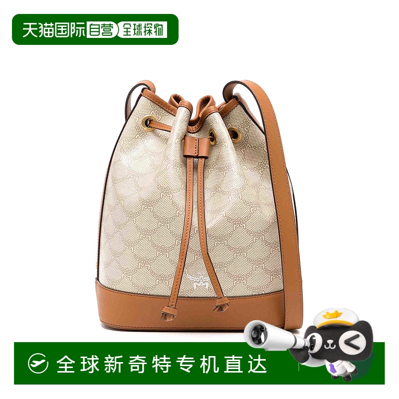 1h可退 香港直邮MCM 女士斜挎包 MWDESAC01I9001I9 AW2025 浅棕色