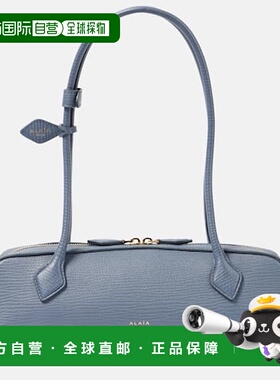 香港直邮Alaia 女士 Le Teckel 中号皮革肩包 blue蓝色 舒适时尚