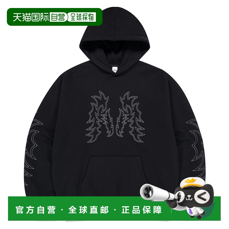 韩国直邮MAHAGRID 男士连帽衫MG2EFMM415ABK WESTERN STITCH HOOD
