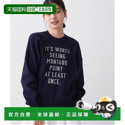 1h可退 日本直邮Dessin 女装 男女同款棉质jacquard针织衫 宽松LO