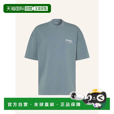 1h可退 香港直邮ALL SAINTS 男士T恤 100340442617000 CO 灰色 Ov
