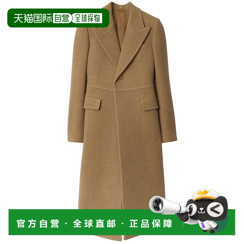 1小时内可退 香港直邮BURBERRY 女士大衣 8099614X AW2024 驼色