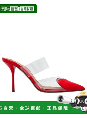 香港直邮Alaia 徽标高跟穆勒鞋 AA3M053CK150331
