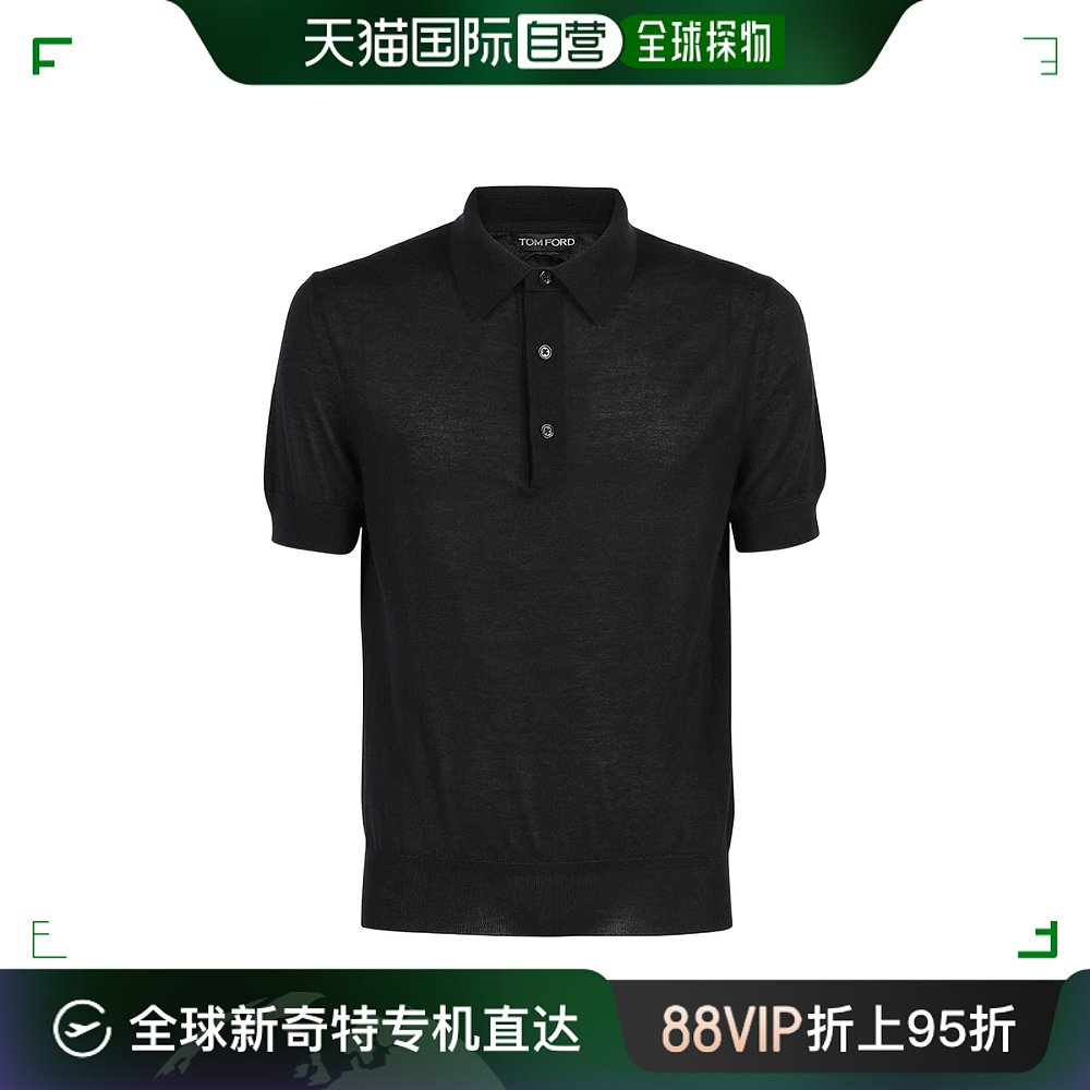 香港直邮潮奢 Tom Ford汤姆福特男士徽标POLO衫 BZH99TFKC32