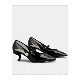 香港直邮Roger Vivier Virgule Babies 漆皮高跟鞋 RVW63834660J9