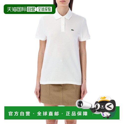 香港直邮LACOSTE 女士POLO衫 PF7839001 SS2026 白支付后1h可退
