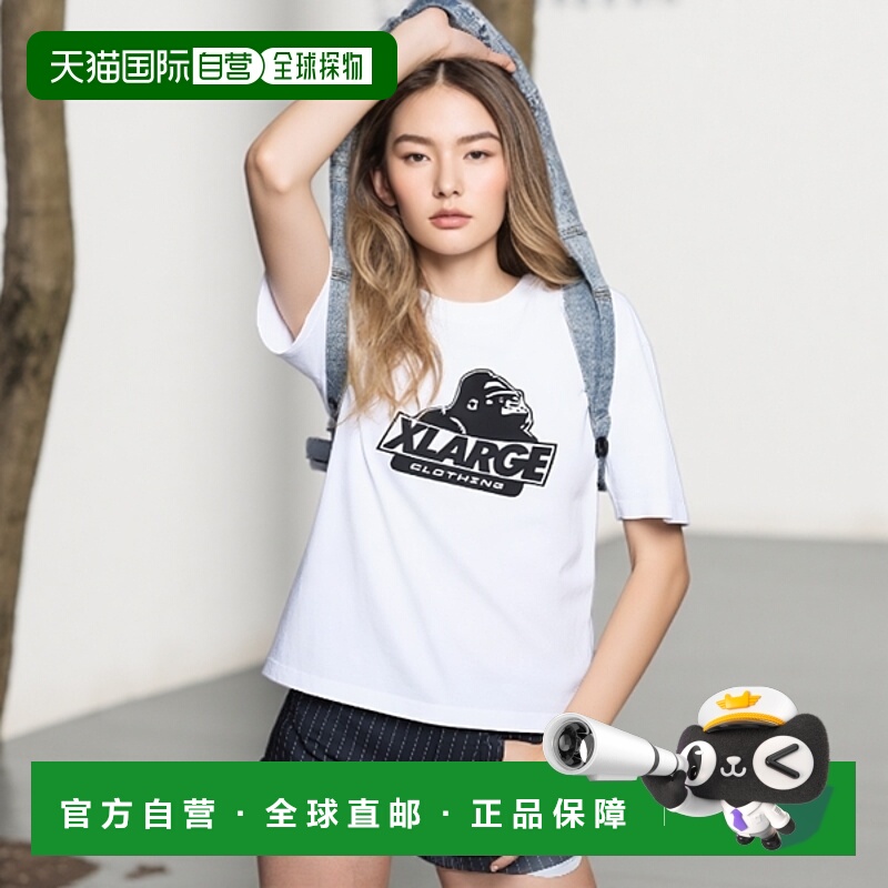 1h可退 日本直邮XLARGE 男女同款 OG logo 短袖T恤 半袖圆领 1012