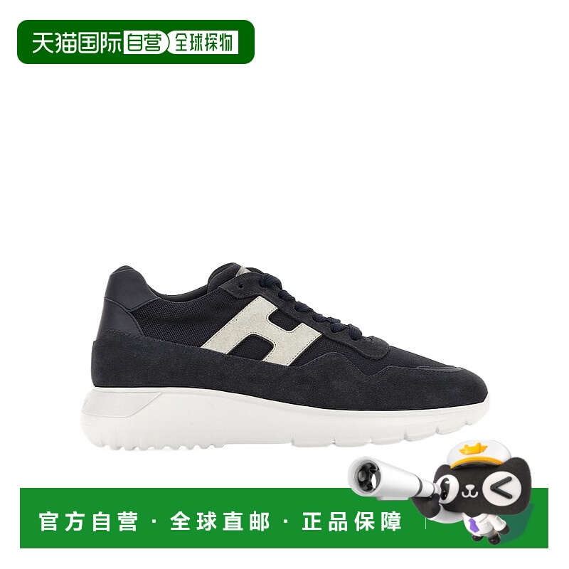 1h可退 香港直邮HOGAN 男士休闲鞋 HXM3710EG30UO72A22 AW2025 黑