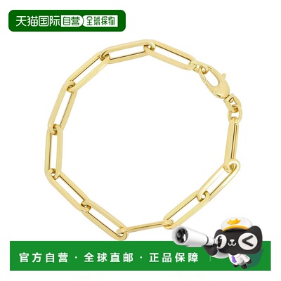 自营the loveryExtra Large Paperclip Bracelet - 14k yellow go