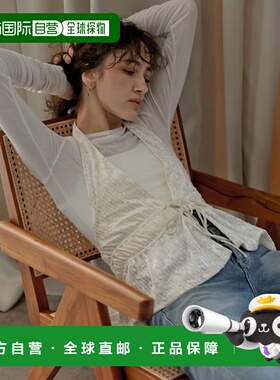 1h可退 日本直邮Re:EDIT 女装 刺绣亮片天鹅绒绑带吊带背心 13992