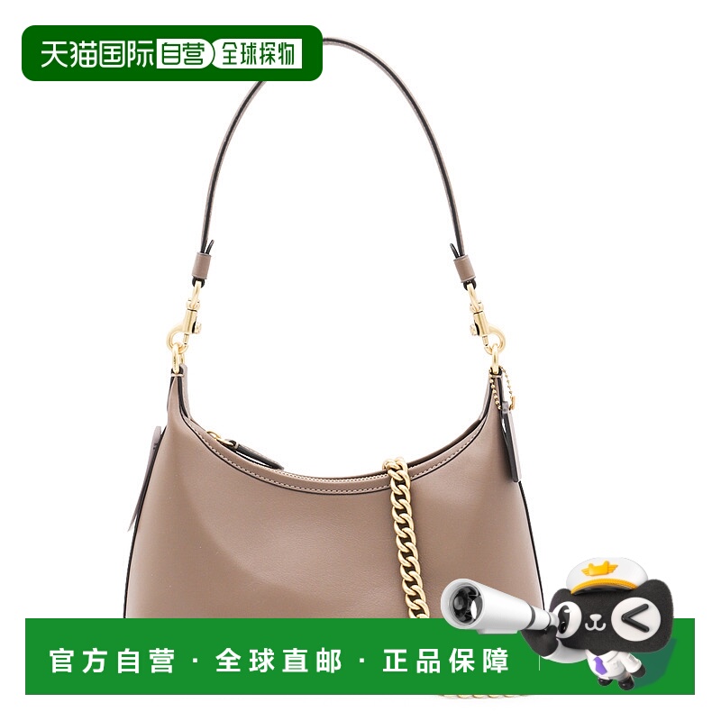 1h可退 香港直邮COACH 女士斜挎包 CW640B4CBD SS2025 棕色蔻驰