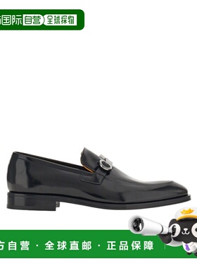 香港直邮Salvatore Ferragamo 徽标一脚蹬乐福鞋菲拉格慕 021666