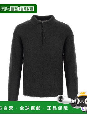 1h可退 香港直邮AURALEE 男士 Kid 马海毛Polo衫 A25AP01KMINKBLA