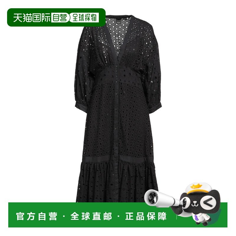 1h可退 香港直邮Pinko 品高 女士 中长连衣裙 black黑色 舒适时尚,女装/女士精品,连衣裙,淘宝优惠券,粉丝福利购,淘宝优惠卷