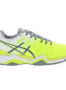 美国直邮Asics亚瑟士女士运动鞋Gel-Resolution 7 Clay荧光绿色