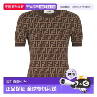 Women短袖 FF圆领毛衣 24FW 香港直邮FENDI