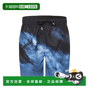 自营 hugo bossHugo 男士 Dune 泳裤，黑色 - 黑色 美国奥莱直发