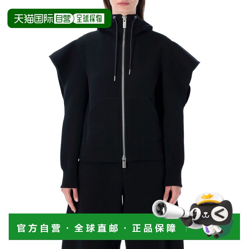 香港直邮SACAI 女士外套 2608345001 SS2026 黑色 连帽衫