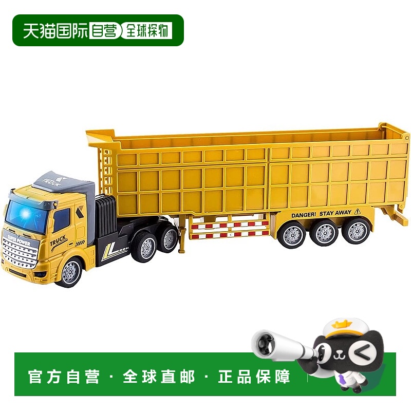 【日本直邮】Doyusha 27MHz 大型拖车系列 1/48 比例自卸拖车电动