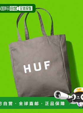 1h可退 日本直邮HUF OG LOGO 印花帆布托特包 A4尺寸 25S_AC80397