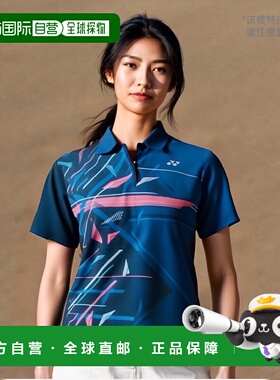 日本直邮Yonex 20551 女士运动T恤 2020春夏款 羽毛球 网球 软式