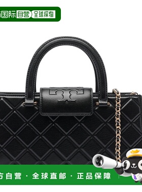 香港直邮TORY BURCH 女士手提包 164763001 CO 黑色 Fleming East