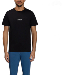 日本直邮Mammut 男士速干徽标印花T恤 QD 1017-02012