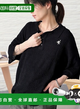 1h可退 日本直邮Classical Elf 男士刺绣布克雷短袖Polo衫 cm1260