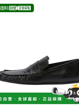 1h可退 香港直邮Jil Sander 吉尔 桑达 女士 皱褶乐福鞋 J16WR002