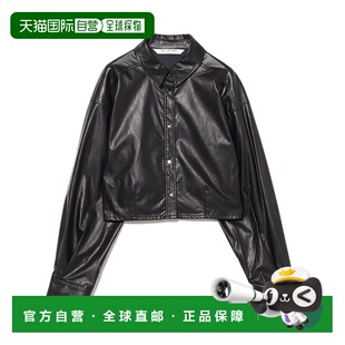 1h可退 日本直邮Ray BEAMS 女装 仿皮 cropped 衬衫 短款收腰设计